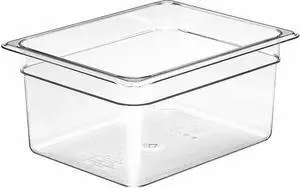 CAMBRO CA26CW135 Food Pan,Half Size, Clear,PK6