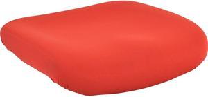 Lorell Padded Fabric Seat Cushion for Conjure Executive Mid/High-back Chair Frame - Red - Fabric - 1 Each