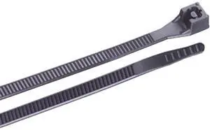 Gardner Bender Cable Tie, 8", 75 lb., Black, PK1000   46-308UVBMN