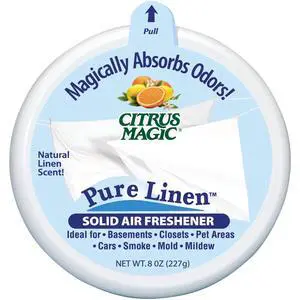 Citrus Magic Solid Odor Absorber in Pure Linen