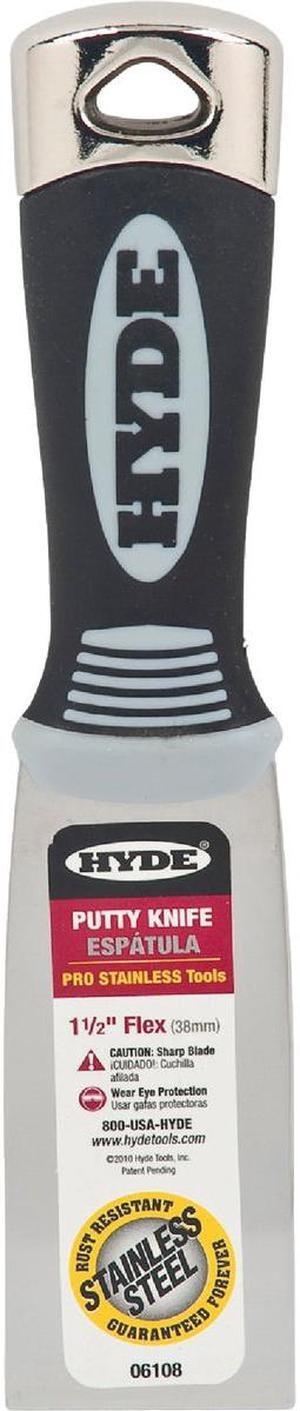 Hyde Pro Stainless 1-1/2 In. Flex Putty Knife 06108