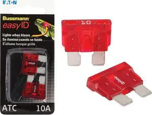 Bussmann 10-Amp 32-Volt ATC Blade Automotive Fuse (2-Pack) BP/ATC-10ID