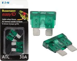 EATON BUSSMANN BP/ATC-30ID Automotive Fuse, Fast Acting, 30 A, ATC-ID Series,
