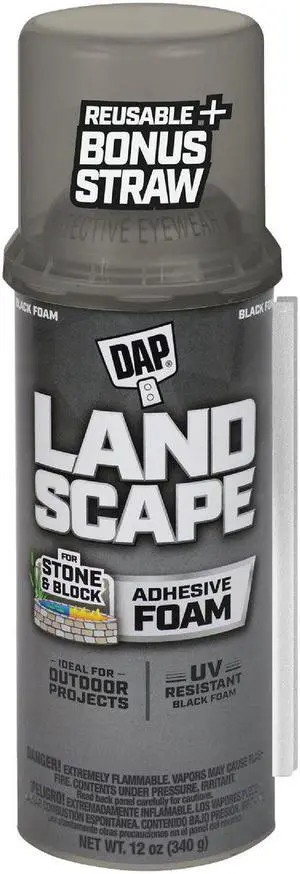 Convenience Products 4001141212 12 Oz Black Touch N Foam Exterior Filler Adhes