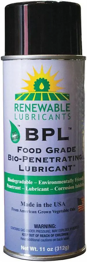 Lubricant, 0°F to 280 Degrees F, No Additives, 16 oz. Aerosol Can