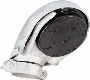 RACO 2416 EMT/IMC Cap, 4 in, Snap-On, Aluminum, Plain, Natural