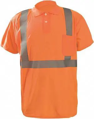 Occunomix Polo Shirt,3XL,ANSI Class 2  LUX-SSPP2B-O3X