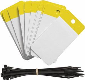 BRADY 102017 Blank Tag,5 x 2-1/2 In,Yel,PK25