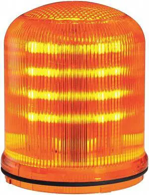 Federal Signal Beacon Warning Light,Amber,LED  SLM100A