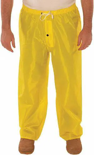 TINGLEY P21107 Rain Pants, Polyurethane, 31 in Inseam, Drawstring Closure,