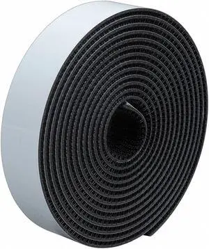 3M SJ3540 3/4" W x 150' L Self-Mating Black Dual Lock Adhesive Fastener Roll, 2