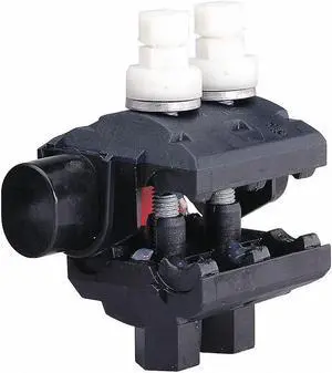 BUCHANAN BTC500-4 Displacement Connnector,4/0-4 AWG,Black