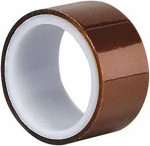 3M 1205 Film Tape,Polyimide,Amber,6 In. x 5 Yd.