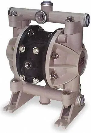ARO 66605J-388 Double Diaphragm Pump, Polypropylene, Air Operated, Urethane, 13