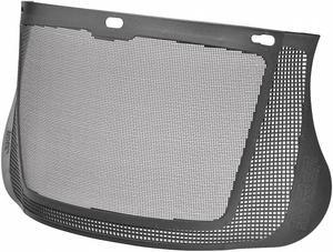 Faceshield Visor, Steel Mesh, Blk, 7x13in