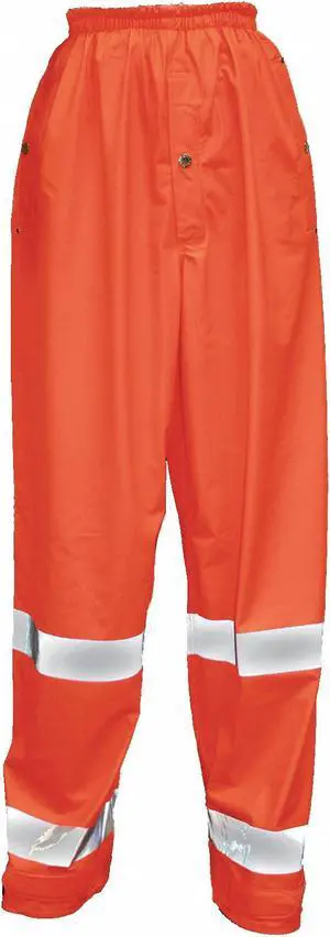 TINGLEY P56029 Stormflex Rain, Pants, Class, E, Orange, L