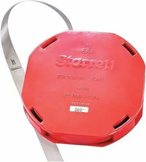 Starrett Feeler Gauge Stock Roll,Finish Unfinish.  666-2