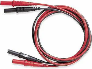 POMONA 5908A Test Leads,48 In. L,Black/Red