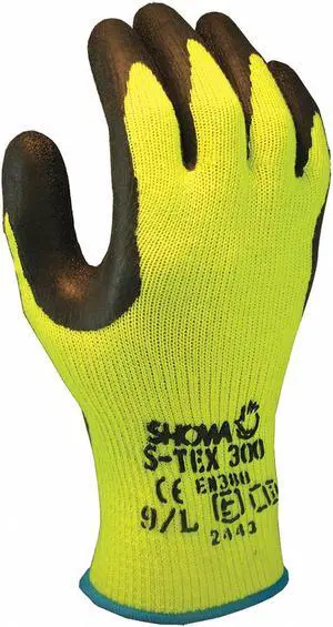 SHOWA S-TEX300XL-10 Cut Resistant Coated Gloves, Cut Level 4 ,Dipped ,Latex