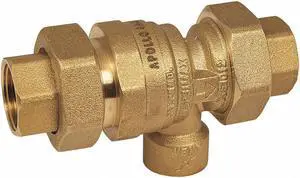 APOLLO 4A4A44AM Backflow,NPT x NPT,3/4in,Forged Brass