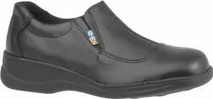MELLOW WALK 4085 0.5E Size 10-1/2 Women's Loafer Shoe Steel Work Shoe, Black