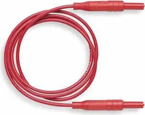 POMONA ELECTRONICS 4911A-60-2 Retractable Sheath Banana Plug Patch Cord, CAT