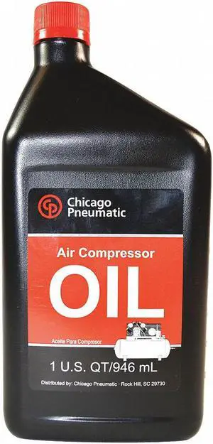 CHICAGO PNEUMATIC 1312101247 Compressor Oil, SAE 30W, 1 qt
