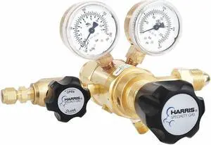 HARRIS KH1139 Specialty Gas Lab Regulator, Two Stage, CGA-580, 0 to 125 psi,