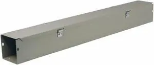 WIEGMANN HS442NK Straight Section Wireway, 1 Rating, Steel, Powder Coated