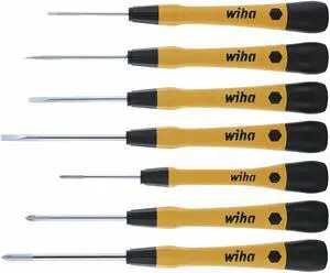 Wiha Tools ESD Safe Screwdriver Set, NmPcs7  27392