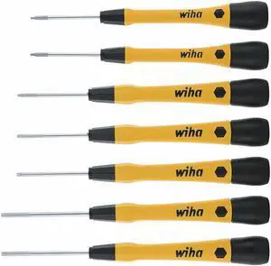 Wiha Tools ESD Safe Screwdriver Set, NmPcs7  27892