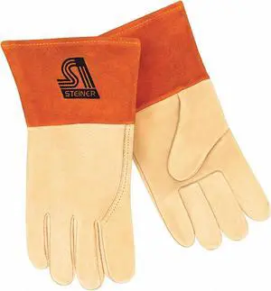 STEINER INDUSTRIES P210-M Welding Gloves,MIG/TIG Application,PR