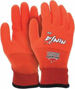 MCR SAFETY N9690FCOM Cold Protection Gloves, Nylon / Acrylic Palm, Acrylic