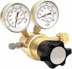 HARRIS KH1116 High Pressure Gas Regulator, Argon, Helium, Nitrogen, Single