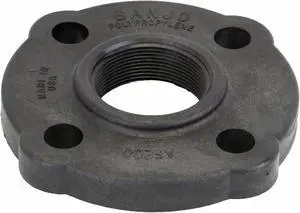 ZORO SELECT AF200 Flange, Polypropylene, 2", Schedule 80, 150 psi Max Pressure