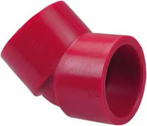 ZORO SELECT 6506 1/2 Elbow,45 Deg,1/2 In,S x S