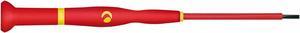 KNIPEX 9T 89935 Insulated Precision Slotted Screwdriver 3/64 in Round