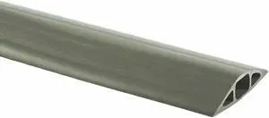 HUBBELL WIRING DEVICE-KELLEMS FT2GY10 Cable Protector,1 Channel,Gray,10 ft. L