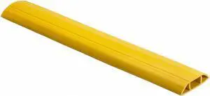 HUBBELL WIRING DEVICE-KELLEMS FT10Y5 Cable Protector,1 Channel,Yellow,5 ft. L