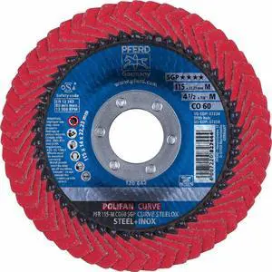 PFERD 67234 Flap Disc,4-1/2X7/8 Ceramic 60,M