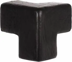 KNUFFI 60-6788 Corner Guard,Square,Black