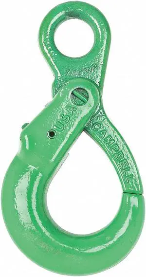 CAMPBELL 5648495 9/32" Cam-Alloy® Eye Self Locking Hook, Grade 100, Painted