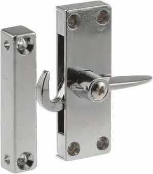 PRIME-LINE A 184 Sliding Screen Door Latch, Left Hand, Chrome Diecast (Single