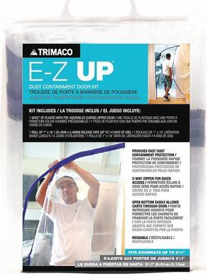 E-Z UP 54740 Plastic Door with Zipper,Clear,Plastic