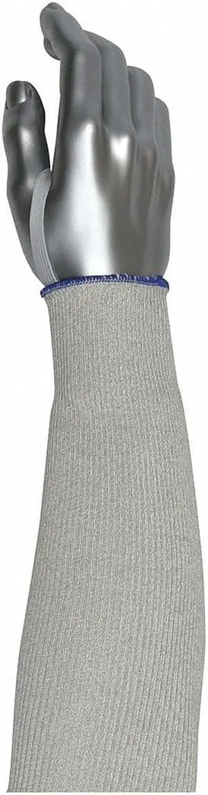 PIP 20-21DHX18-ET Cut-Resistant Sleeve,Gray,Knit Cuff