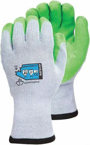 SUPERIOR GLOVE S10LXPB-10 Cut-Resistant Gloves, Cut Level A5 ,Dipped ,Foam