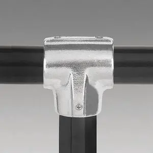 HOLLAENDER 5-6 Structural Pipe Fitting, Tee, Aluminum, 1 in Pipe Size, 32510 lb