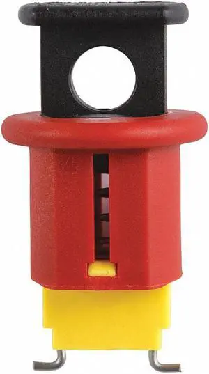 BRADY 149433 Miniature Circuit Breaker Lockout,Red