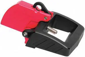 MASTER LOCK S3823 Circuit Breaker Lockout, Clamp-On w/Screw, Width: 4 3/64 in
