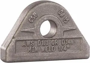 MAG-MATE PE0100 Pad Eye,9/16" Depth,2-7/64" L,1-5/8" W